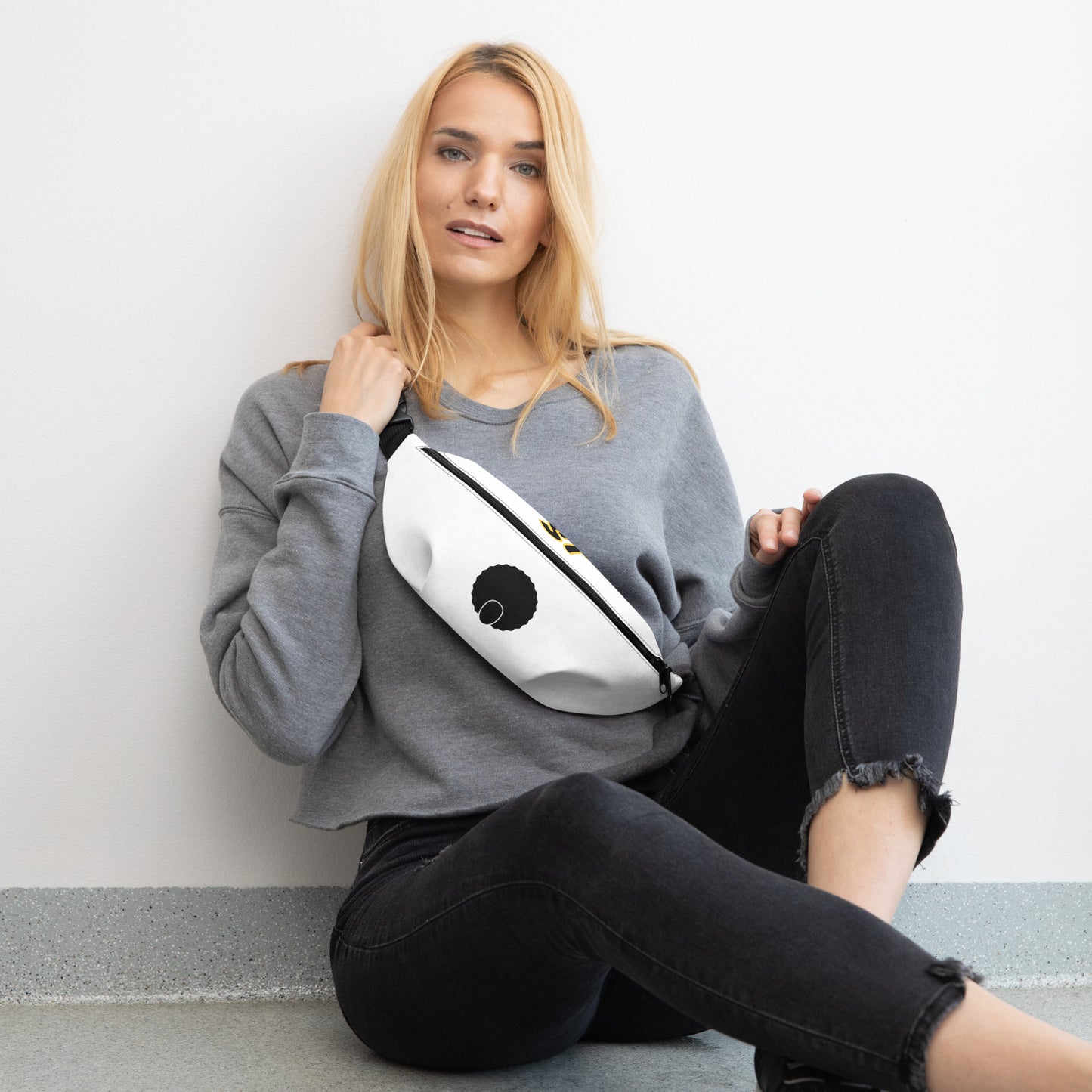 ST Logo in Black and Yellow Fanny Pack