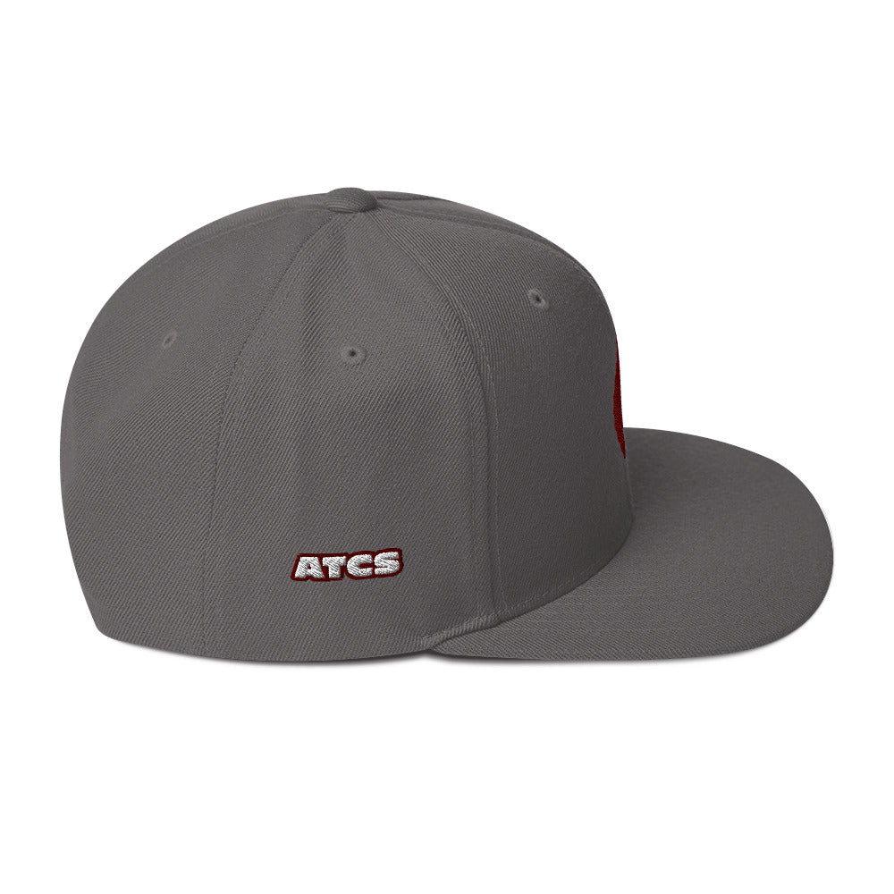 ATCS LOGO Snapback Hat (Maroon)