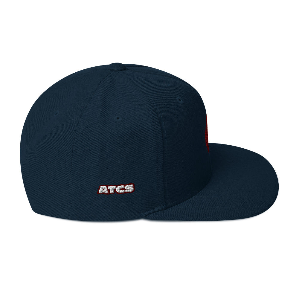 ATCS LOGO Snapback Hat (Maroon)
