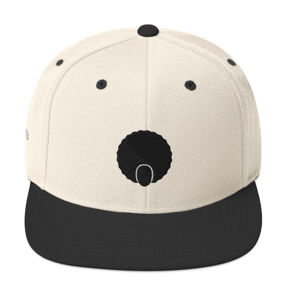 Stylish Afro Logo Snapback Hat