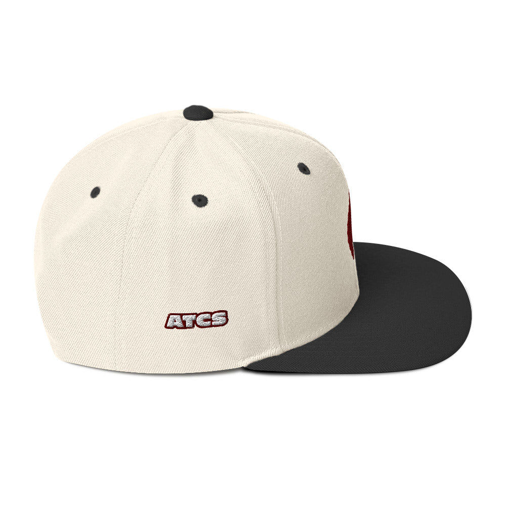 ATCS LOGO Snapback Hat (Maroon)