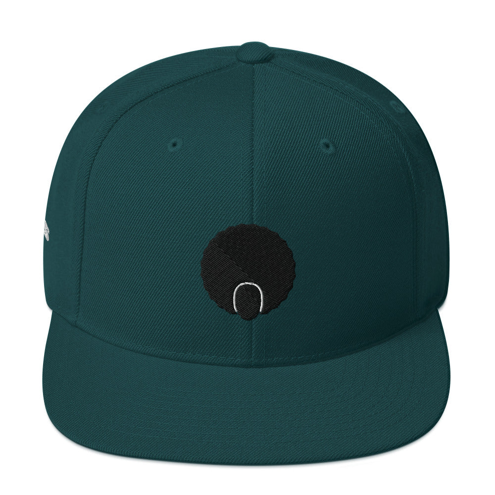 Stylish Afro Logo Snapback Hat