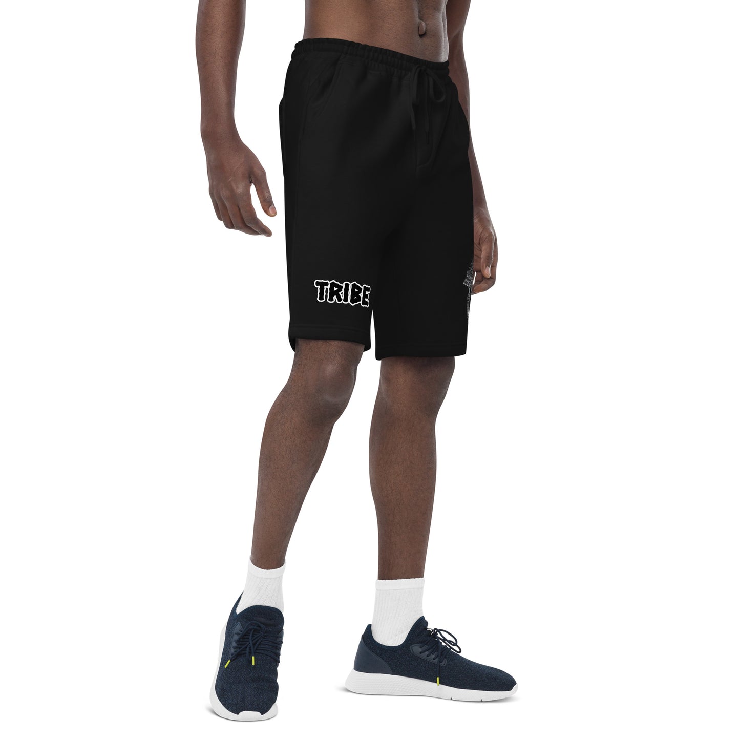 Tribe with Headdress Men's Fleece Shorts