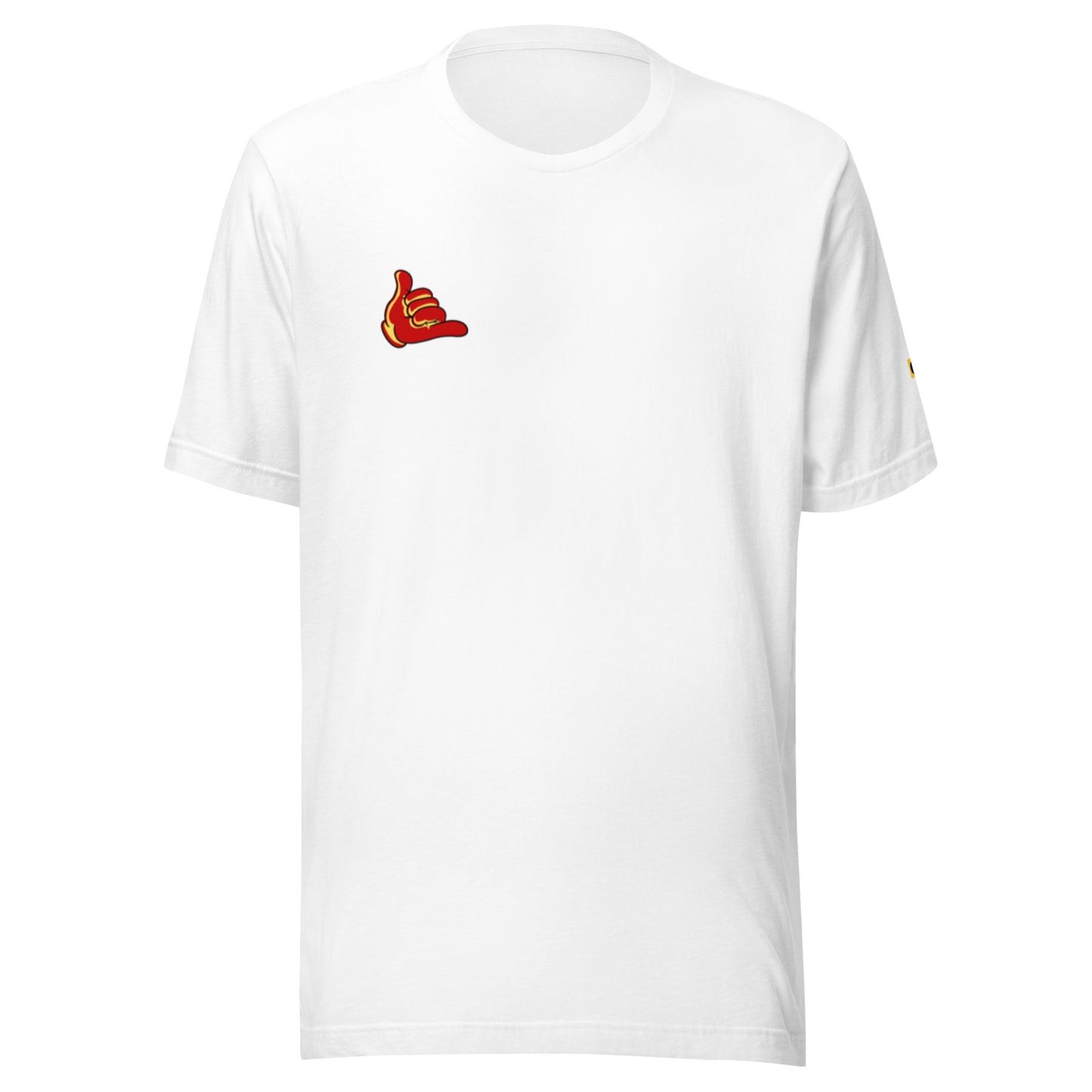 Be The Light Unisex t-shirt Red/Yellow