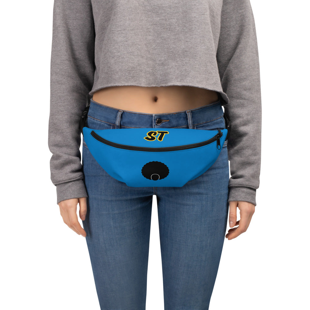 Sansui Logo Fanny Pack in Blue