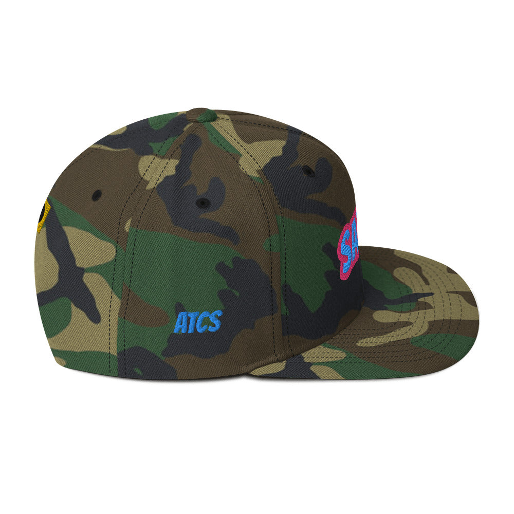 Miami Vice Themed Sansui Snapback Hat