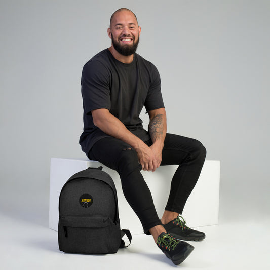 Sansui with Logo Embroidered Backpack