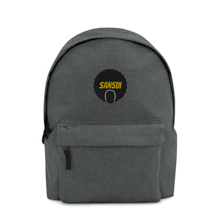 Sansui with Logo Embroidered Backpack