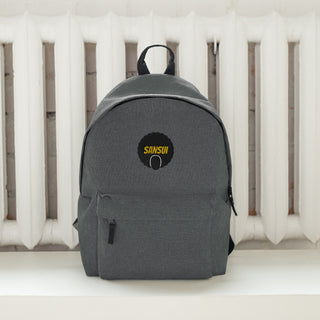 Sansui with Logo Embroidered Backpack