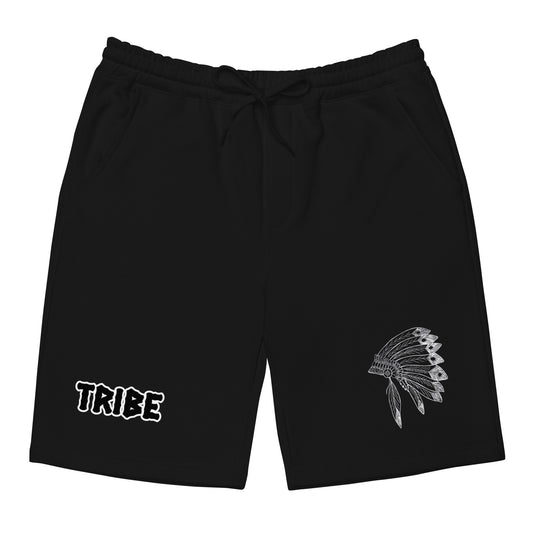 Tribe with Headdress Men's Fleece Shorts
