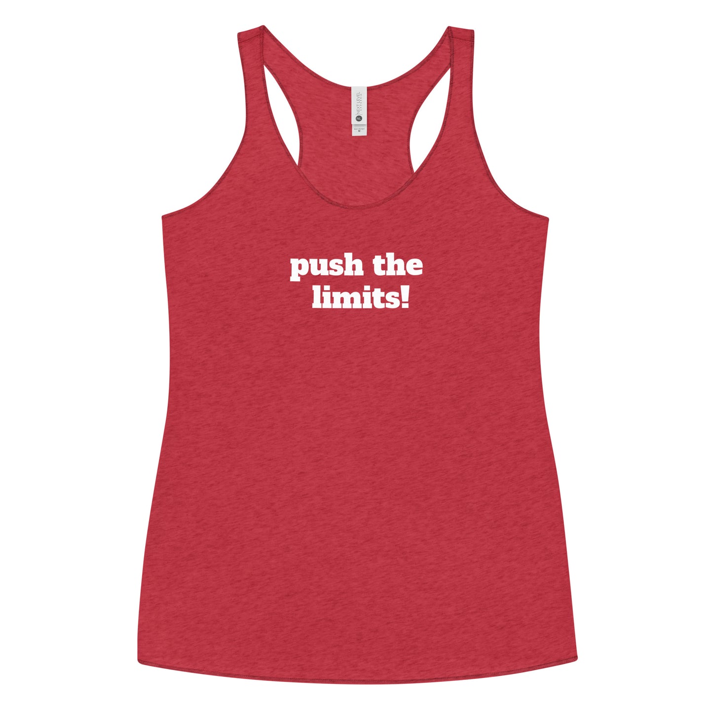 Push The Limits! Women's Racerback Tank
